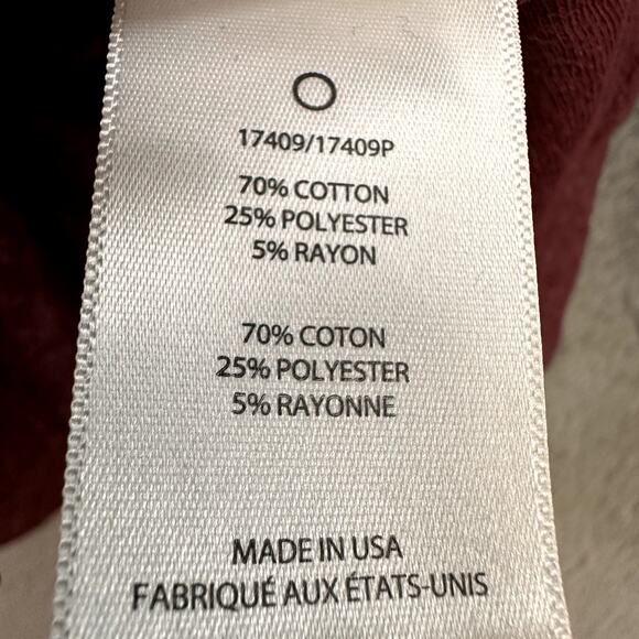 Anthropologie Dolan Left Coast XS Burgundy Lightweight Jacket Zip Front Pockets - Picture 10 of 10